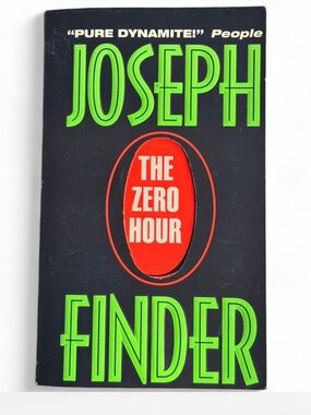 The Zero Hour by Joseph Finder Paperback Thrillers Espionage Fiction